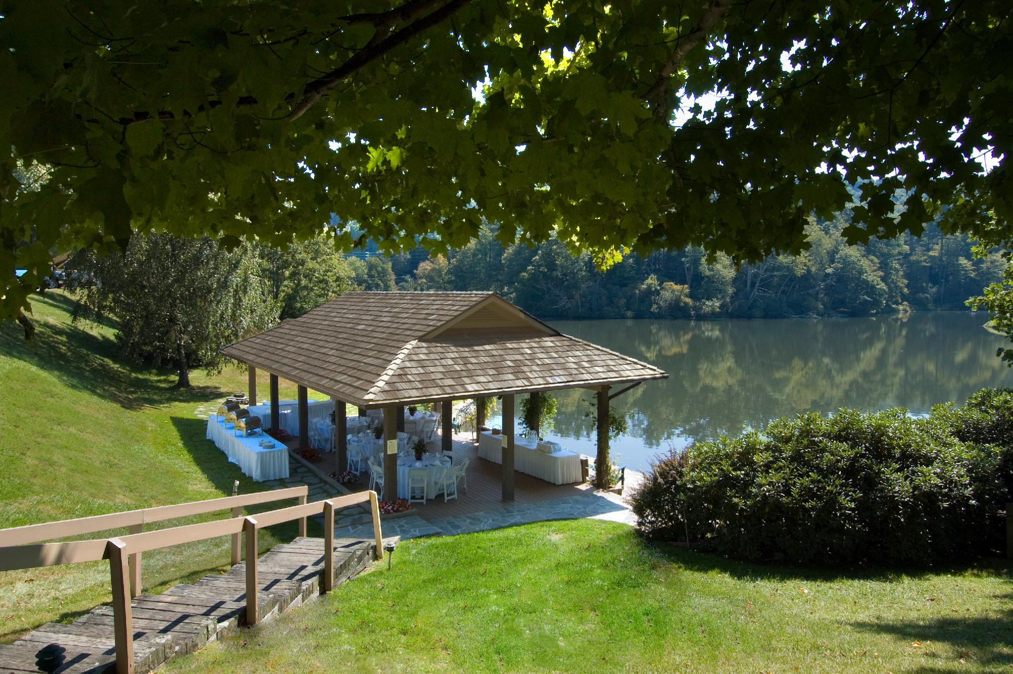 gazebo by the lake